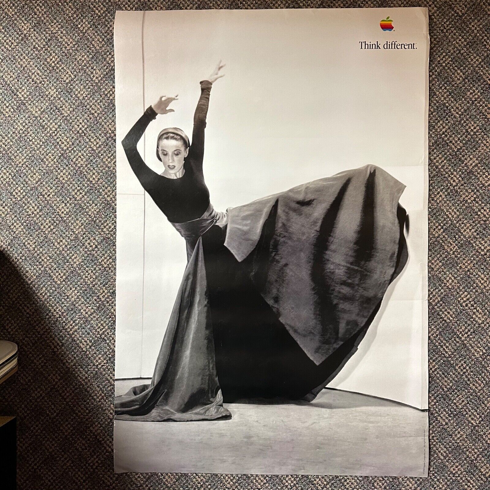 MARTHA GRAHAM__APPLE COMPUTER__Think different_RARE_AUTHENTIC POSTER __1998