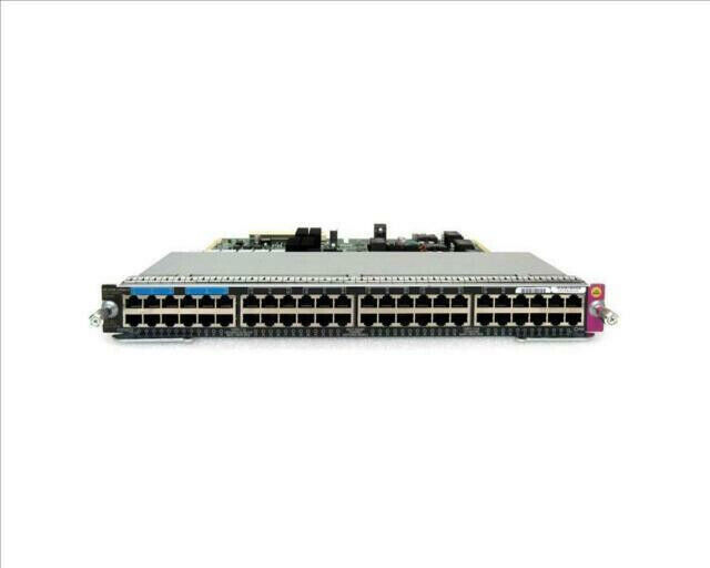 Cisco WS-X4748-12X48U+E 48-Port RJ-45 UPOE 12-Port MultiGigibit Line Card