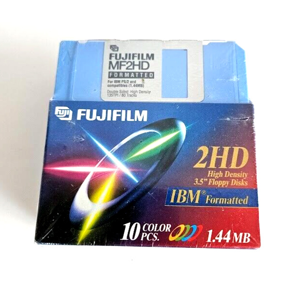 Fujifilm 10 Pc. 2HD High Density 3.5\