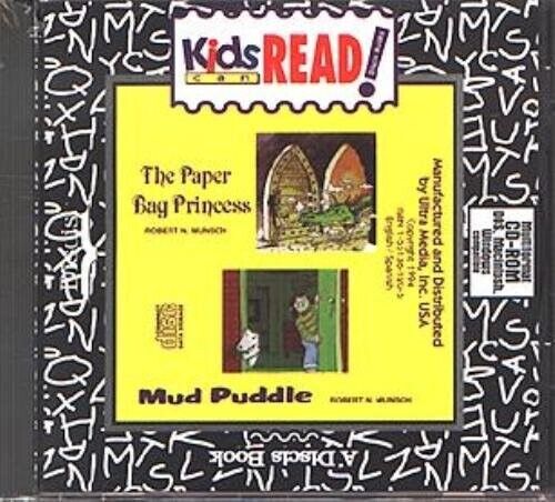 Discis: The Paper Bag Princess & Mud Puddle (CD, 1994) Win/Mac -NEW CD in SLEEVE