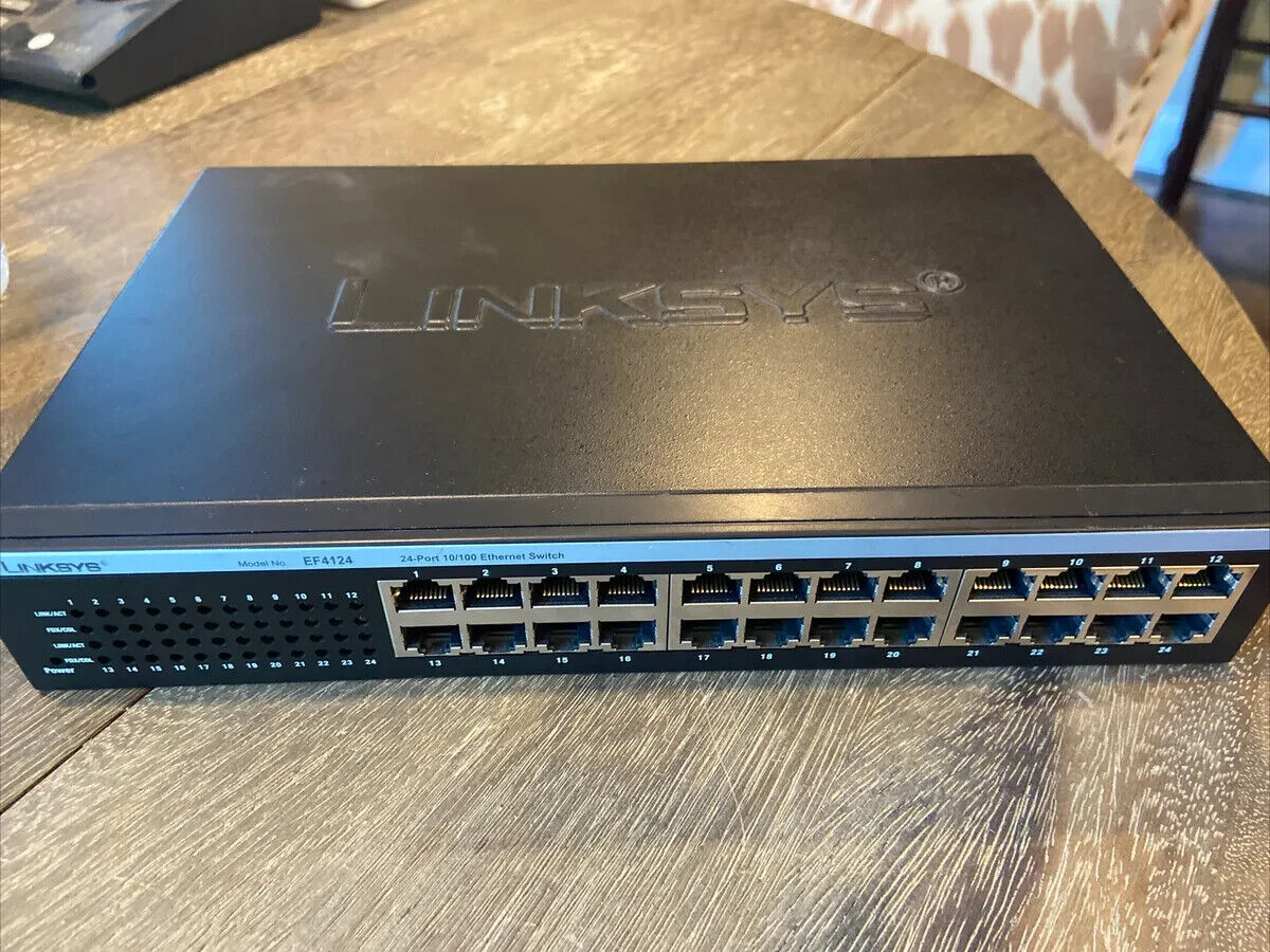 Linksys  Instant EtherFast (EF4124) 24-Ports External Switch - used