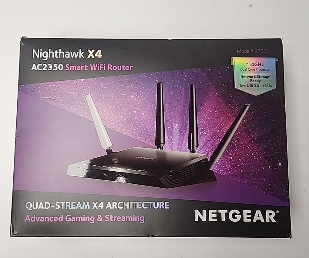 NETGEAR Nighthawk X4 AC2350 Dual Band WiFi Router - Black