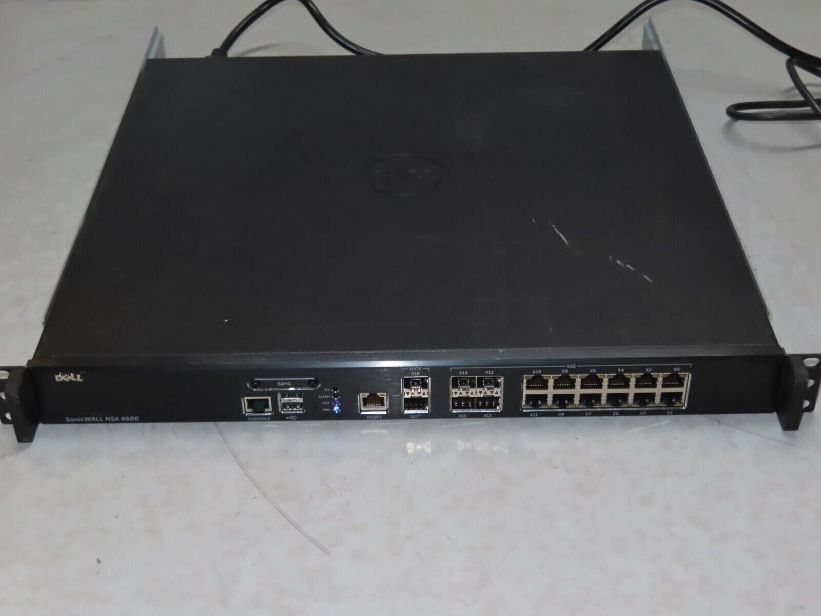 Dell SonicWall NSA 4600 Firewall 12 Port Network Security Appliance 1RK26-0A3