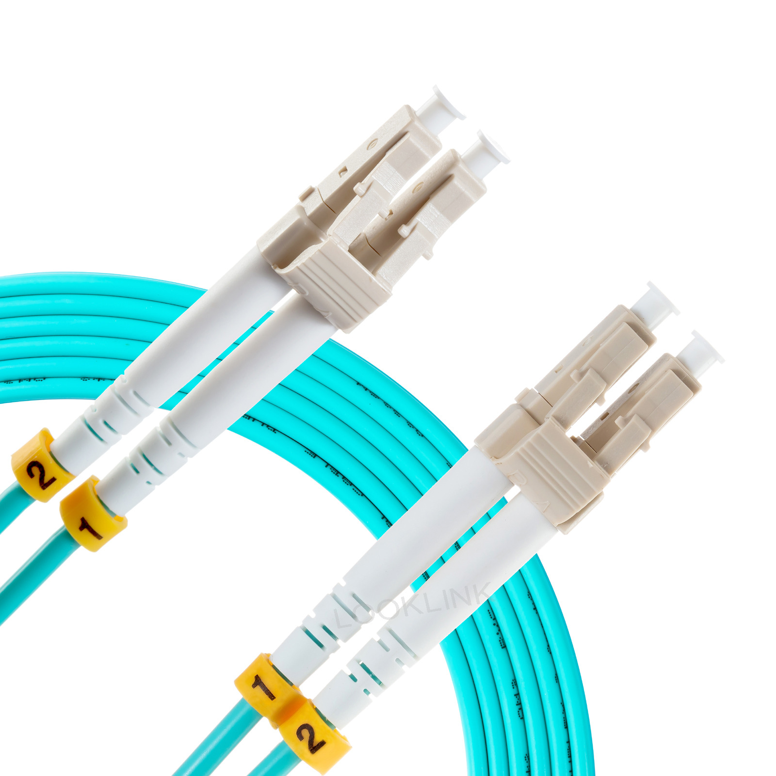 1M - 10M Length 10G-50/125 OM3 Multimode Duplex LC to LC Fiber Optic Patch Cable