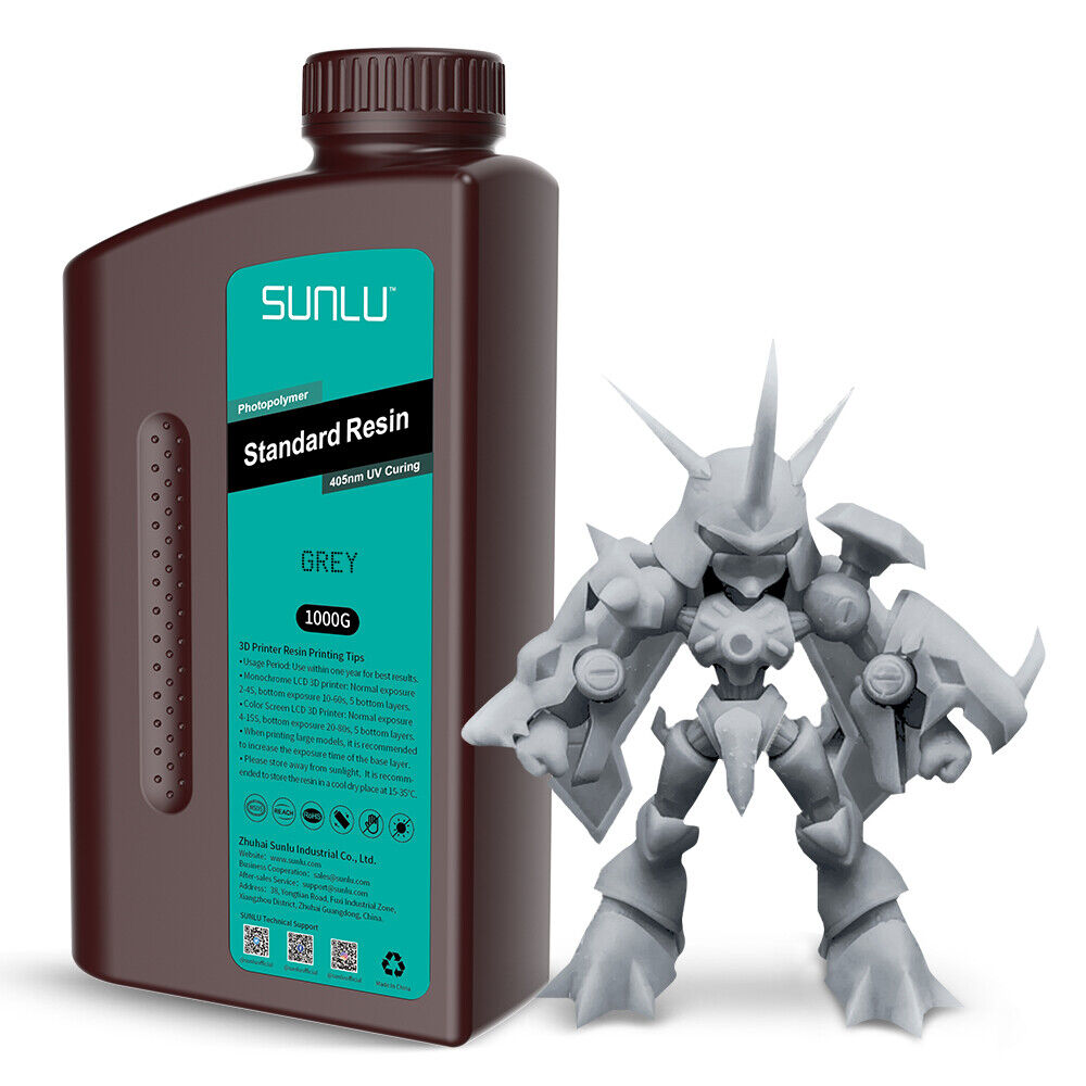 SUNLU 1KG 3D Printer Resin Standard/Standard Plus/ABS-Like/Water Washable Resin