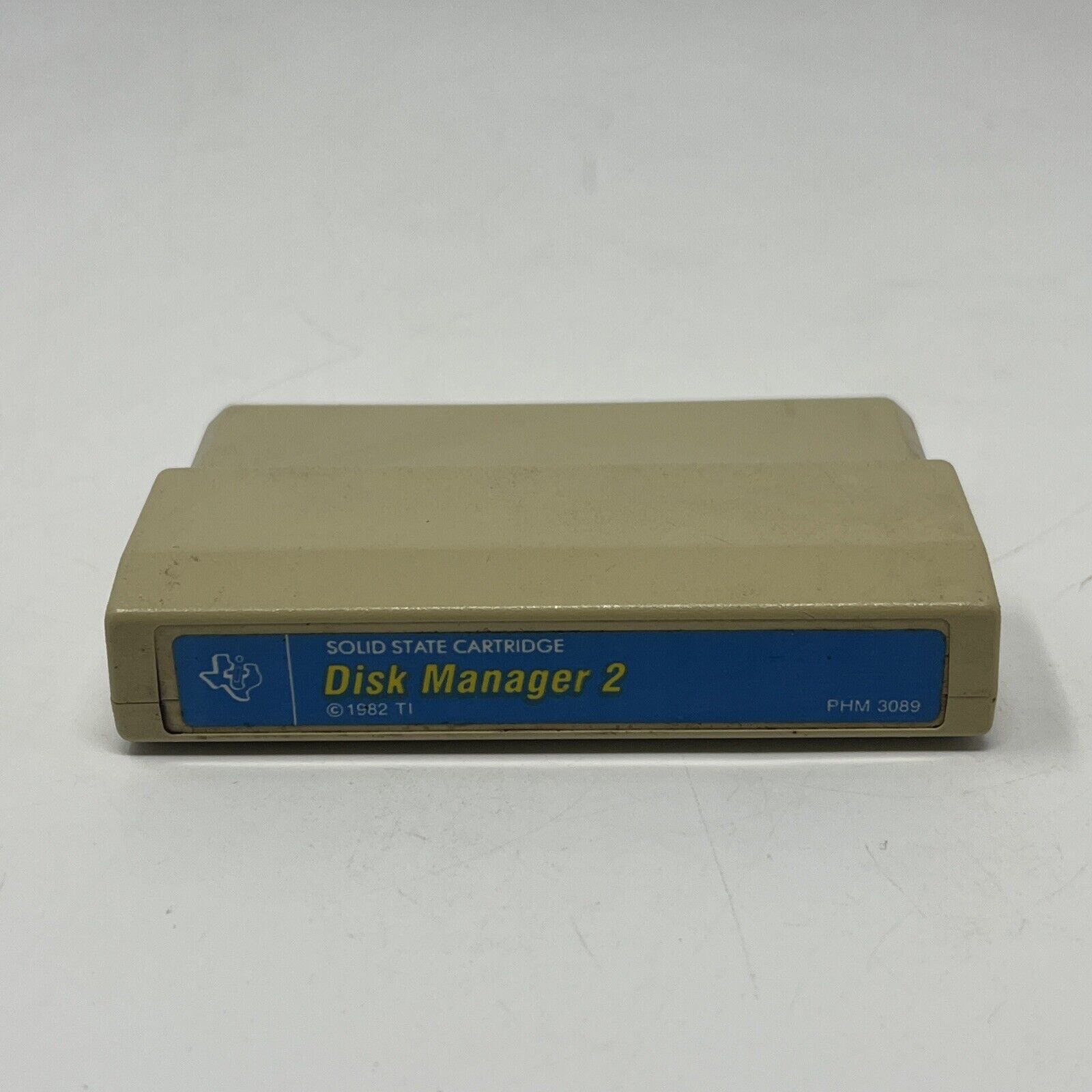 1982 Texas Instruments Disk Manager 2 PHM 3089 Solid State TI Cartridge Software