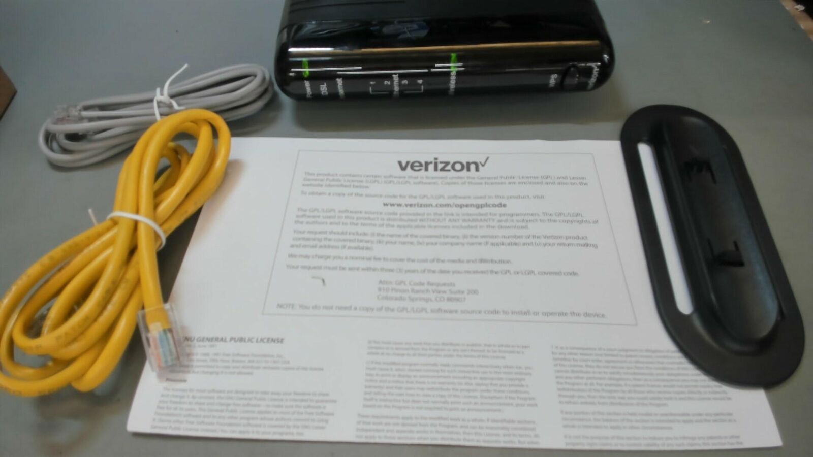 Actiontec Verizon High Speed Internet DSL Wireless N Modem and Router (GT784WNV)