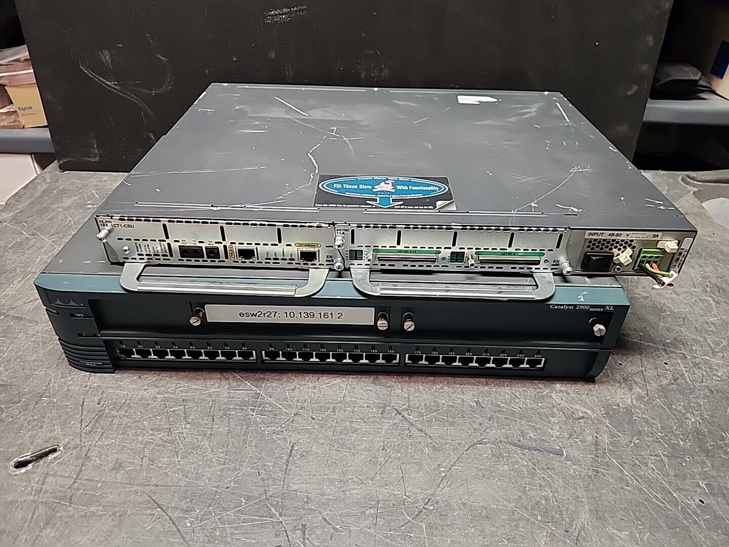 Cisco Systems - CATALYST 2900 Series Switch & Cisco 3620 with 2 Modules 