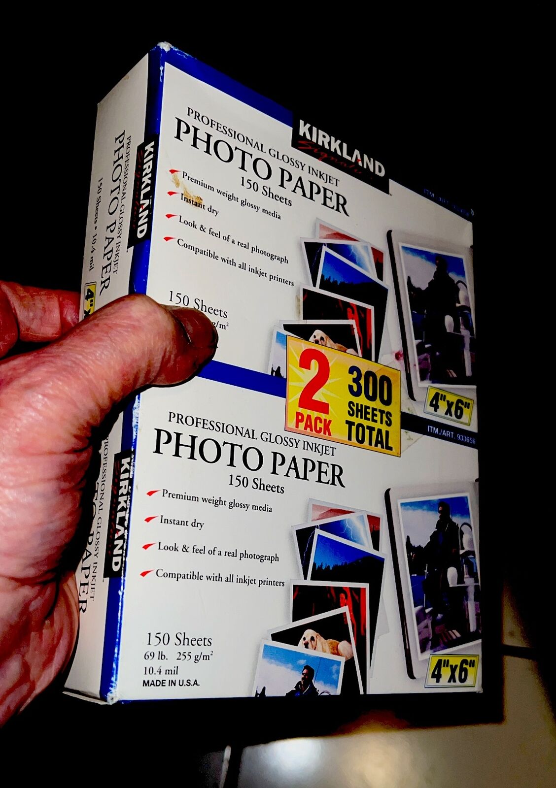 Kirkland Professional Glossy Inkjet PhotoPaper 4\
