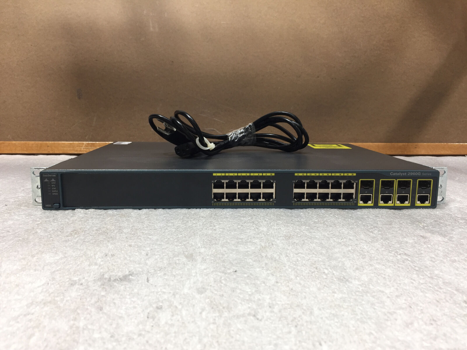 Cisco Catalyst WS-C3750-48TS-S 48-Port Managed Ethernet Switch w/ 4x SFP