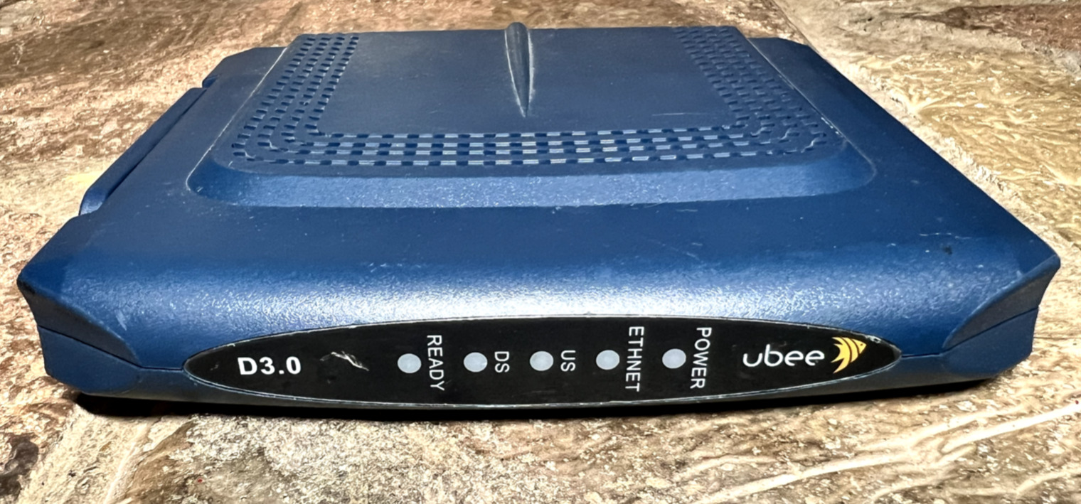 UBEE DOCSIS D3.0 DDM3513 Cable Modem - No Power Cable