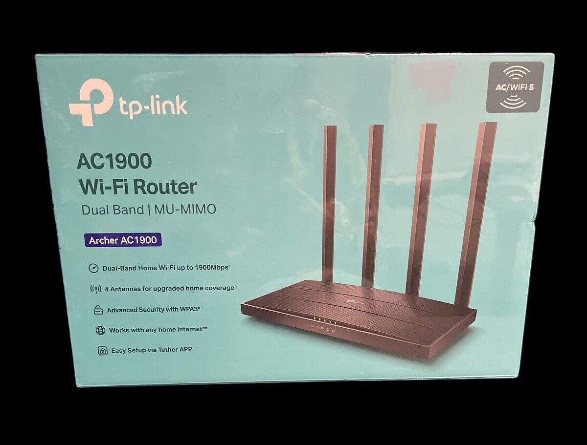 TP-Link Archer AC1900 Dual Band Wi-Fi Router - Brand New - Sealed