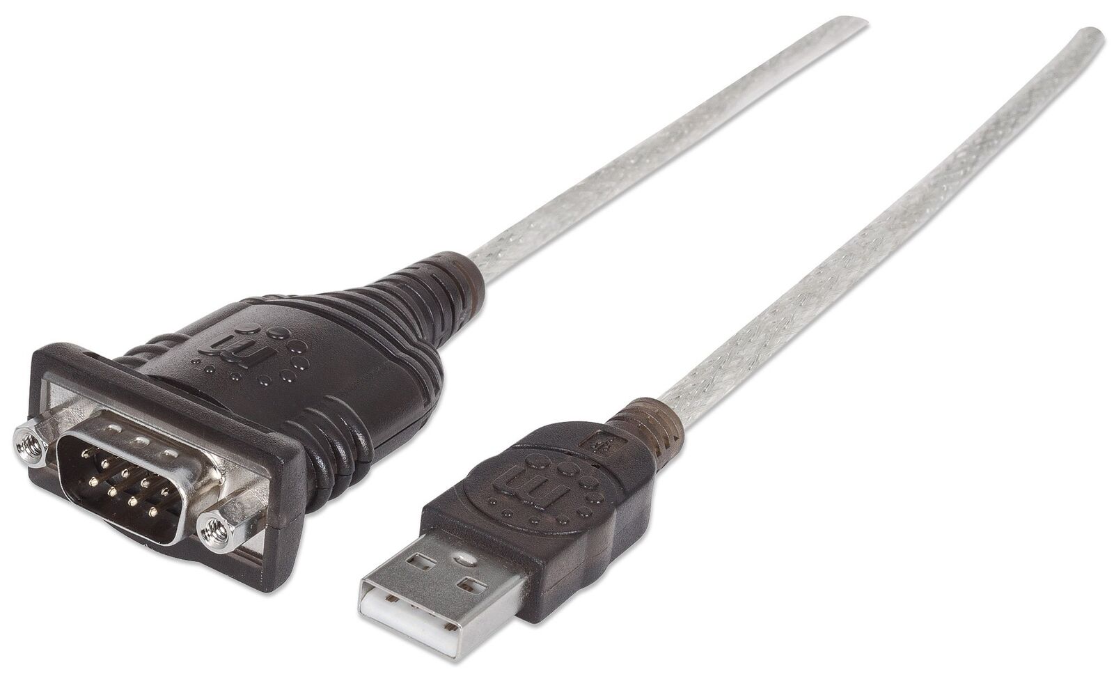 Manhattan USB-A to Serial Converter cable, 45cm, Male to Male, Serial/RS232/COM/