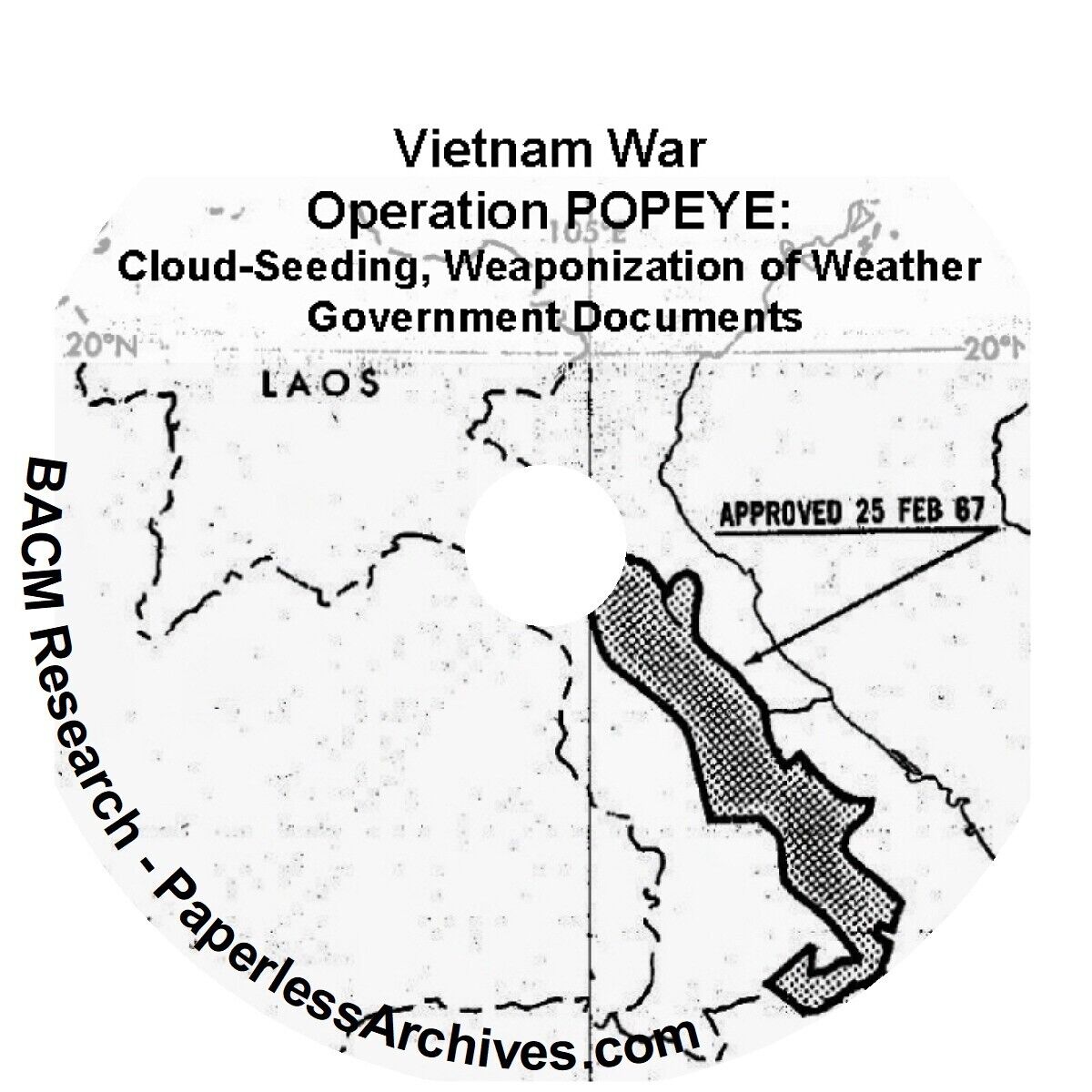 Vietnam War Operation POPEYE: Cloud-Seeding, Weaponization of Weather Gov\'t Docs