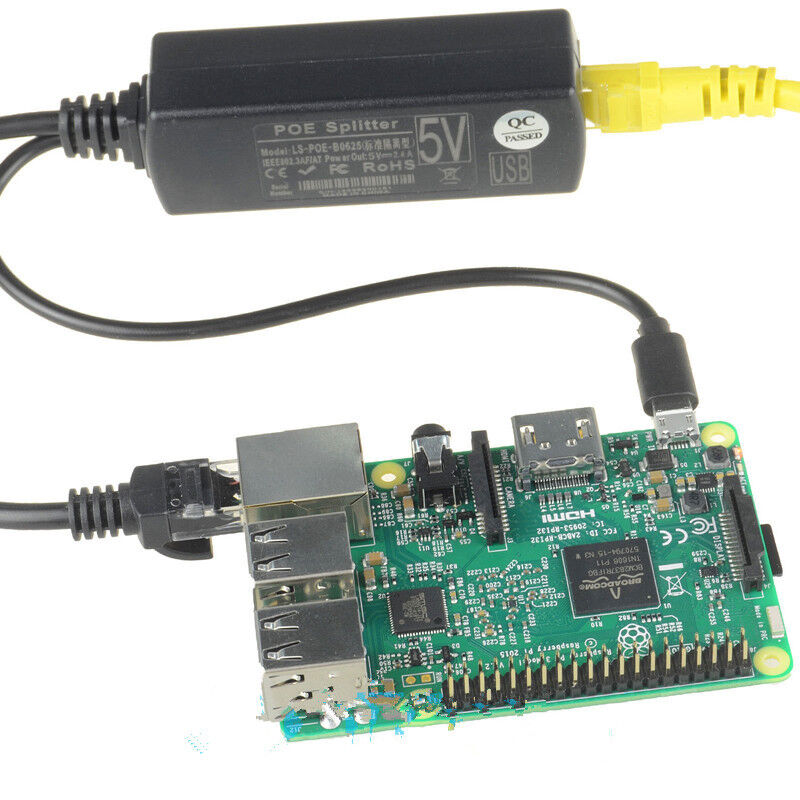 Popular PoE Splitter Power Over Ethernet 48V to 5V 2.4A Micro USB adapter ab