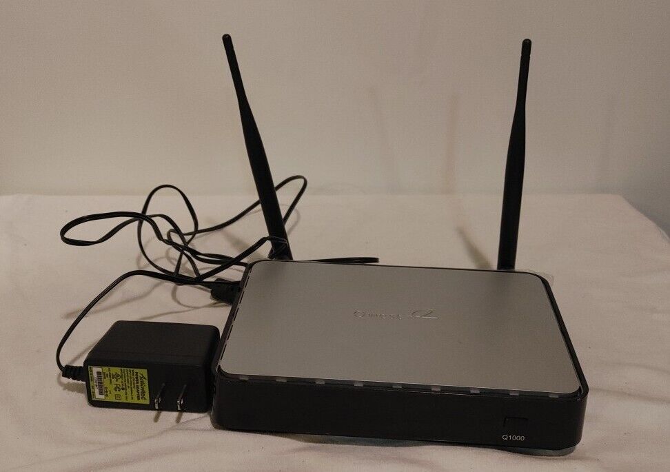 Actiontec Q1000 4-Port Gigabit Wireless N Router With Power Cord Quest
