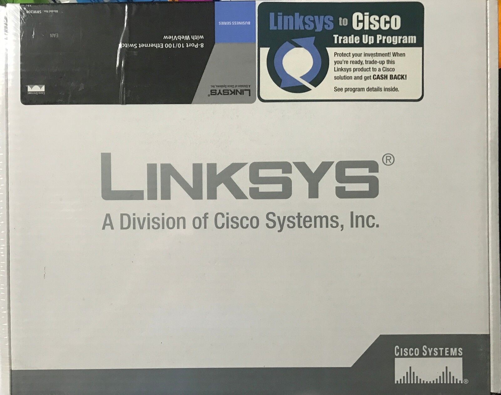 Cisco-Linksys SRW208 8-port 10/100 Ethernet Switch - WebView