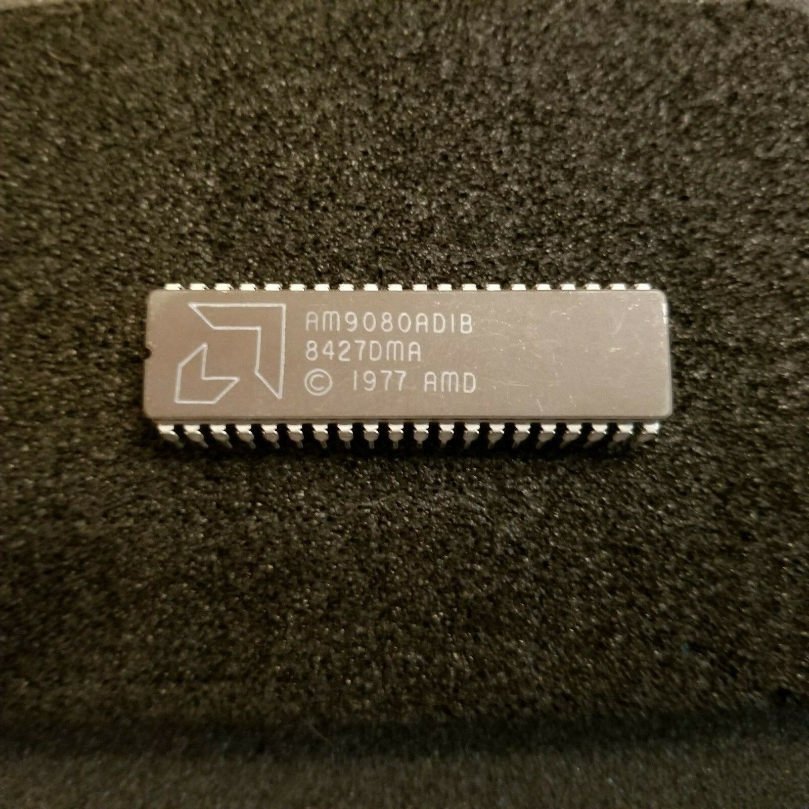 Vintage AMD AM9080 (8080) Microprocessor Ceramic DIP 40 IC Tested Working, USA