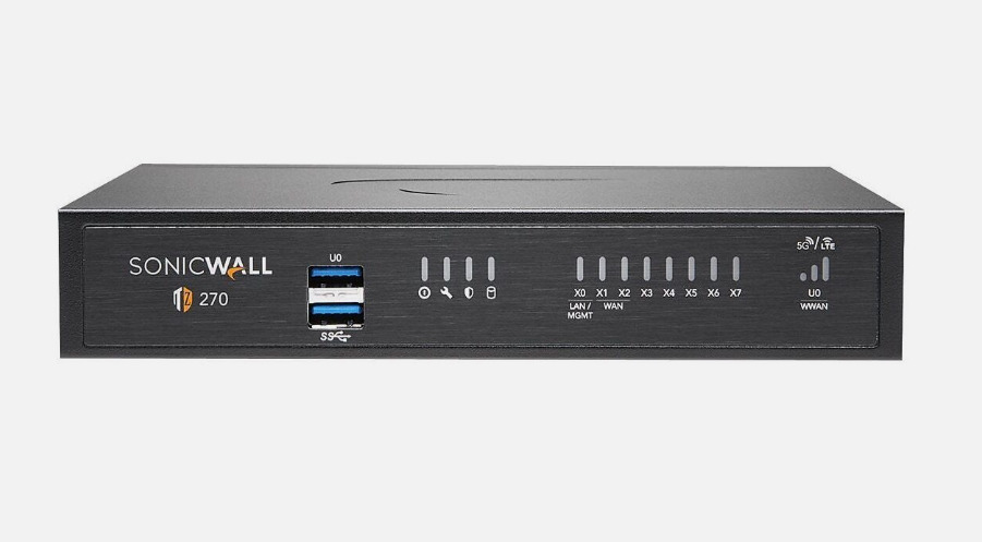 SonicWall TZ270 Network Security/Firewall Appliance, 8 Port, 02-SSC-2821