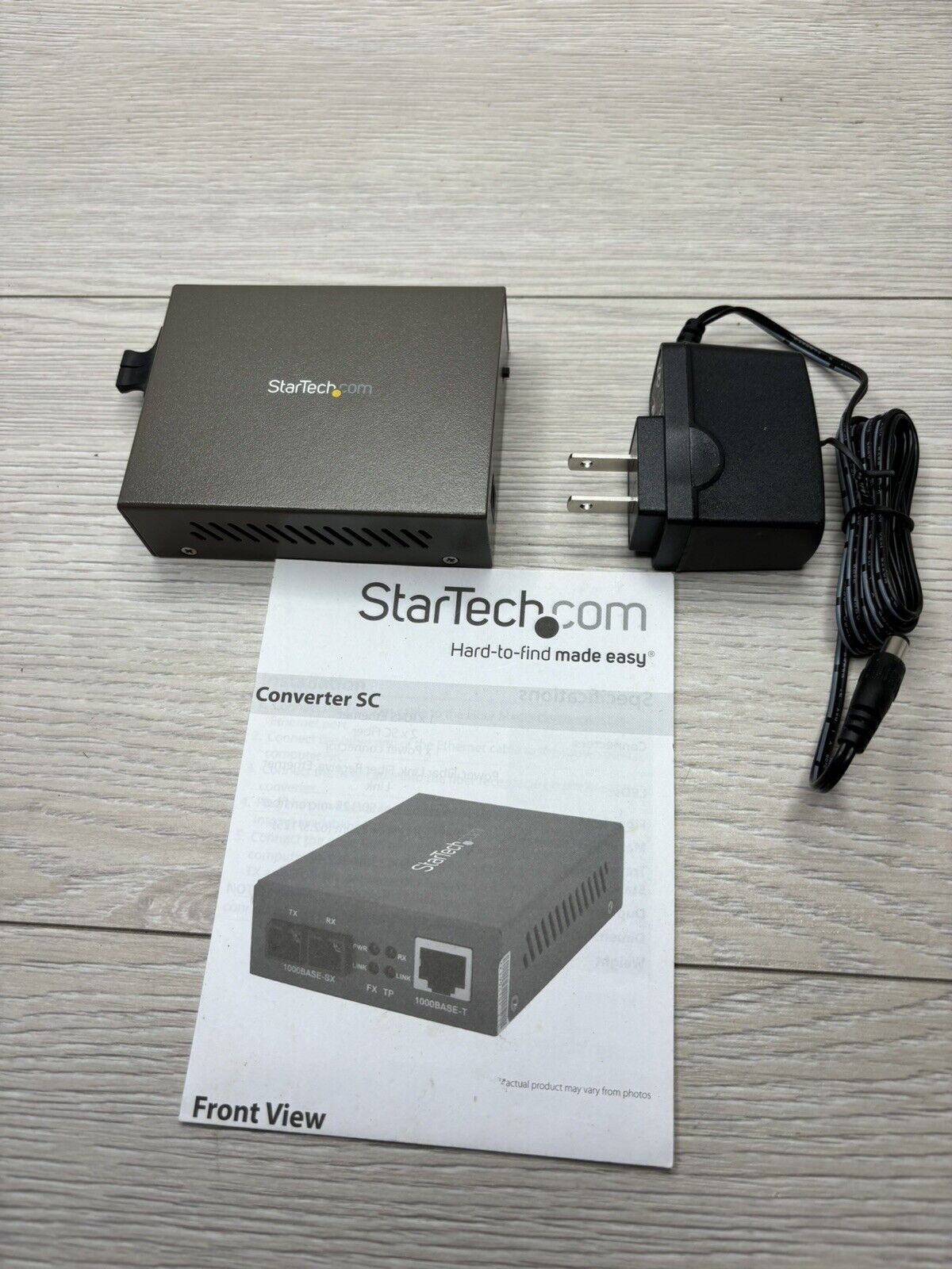 Startech 1000 Mbps Gigabit Ethernet to Fiber Converter SC 550m MCMGBSC055