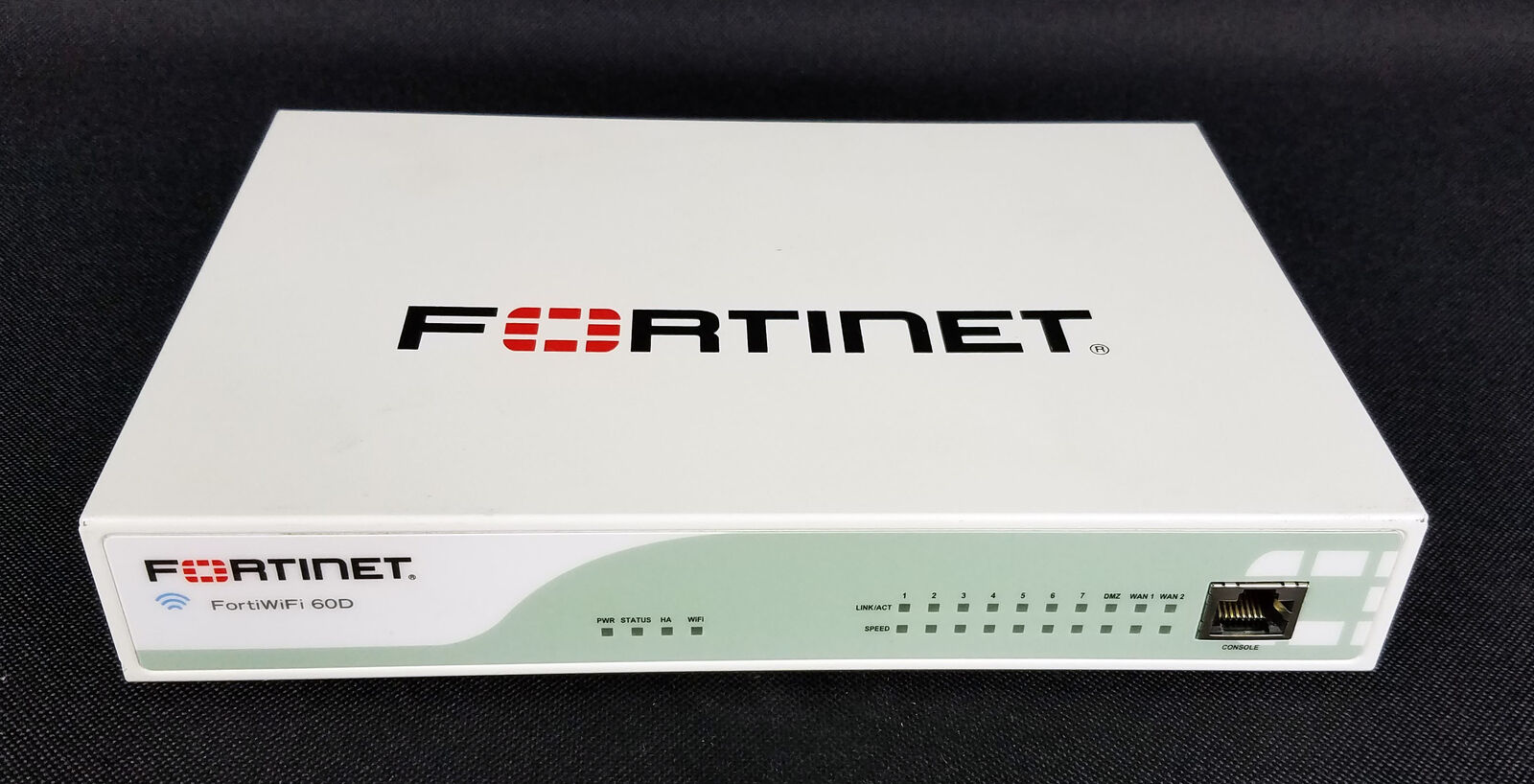 Factory Reset Fortinet FortiWiFi-60D Security Appliance – No A/C No Antenna