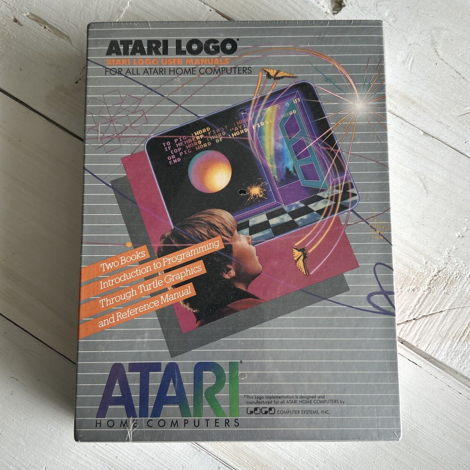 Atari Logo Home Computers User Manuals Sealed Box Set 1983 BX4208