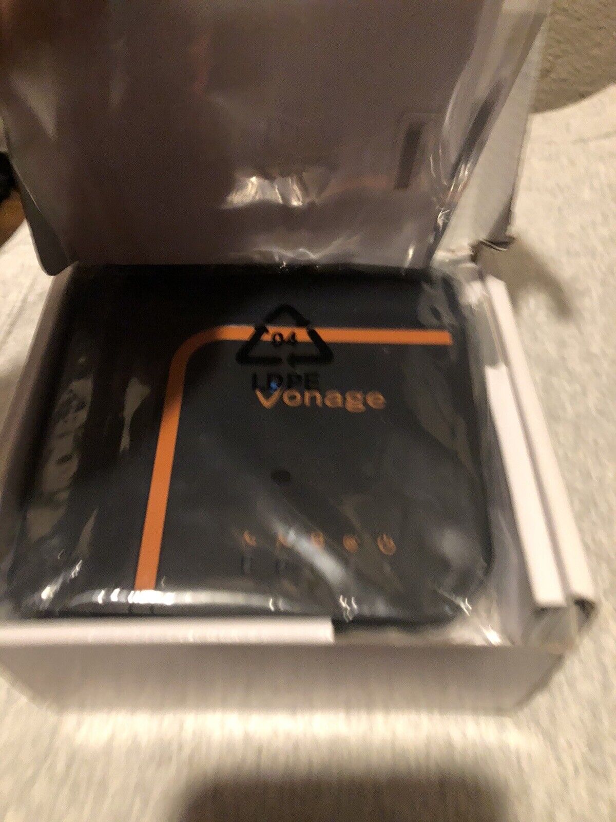 Vonage Digital Phone Service Adapter And Cord Model VDV23-VD