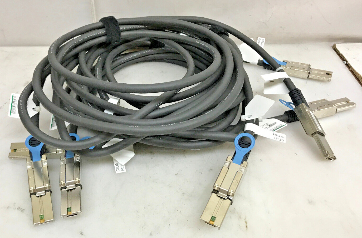 Lot of 4 Hitachi 3276151-B K3BS DF-F800-K3BS DATA Transfer Cable Cable 3m