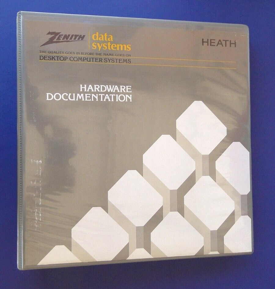 Zenith Data Hardware Documentation Z - 100 Technical Manual Appendices Vintage