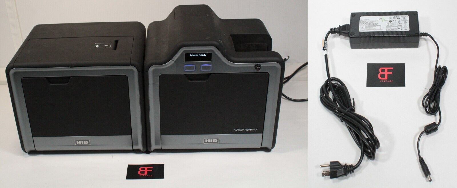 HID Fargo HDPii Plus Single Printer X001700-1 w/AC Adapter No Key  EL2969H