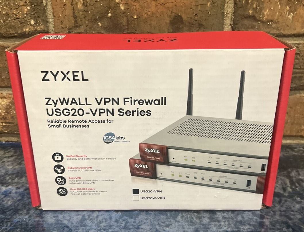 Zyxel USG20-VPN Unified Security Gateway VPN Firewall RRA for Small Business