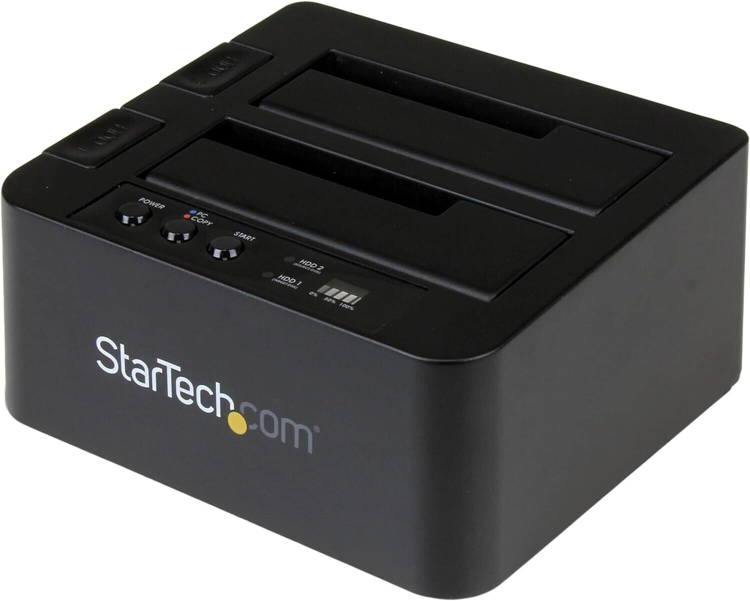 StarTech.com Dual Bay Hard Drive Duplicator and Eraser, New Open Box