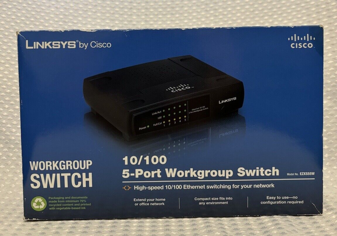 Linksys By Cisco 10/100 5-port Workgroup Switch