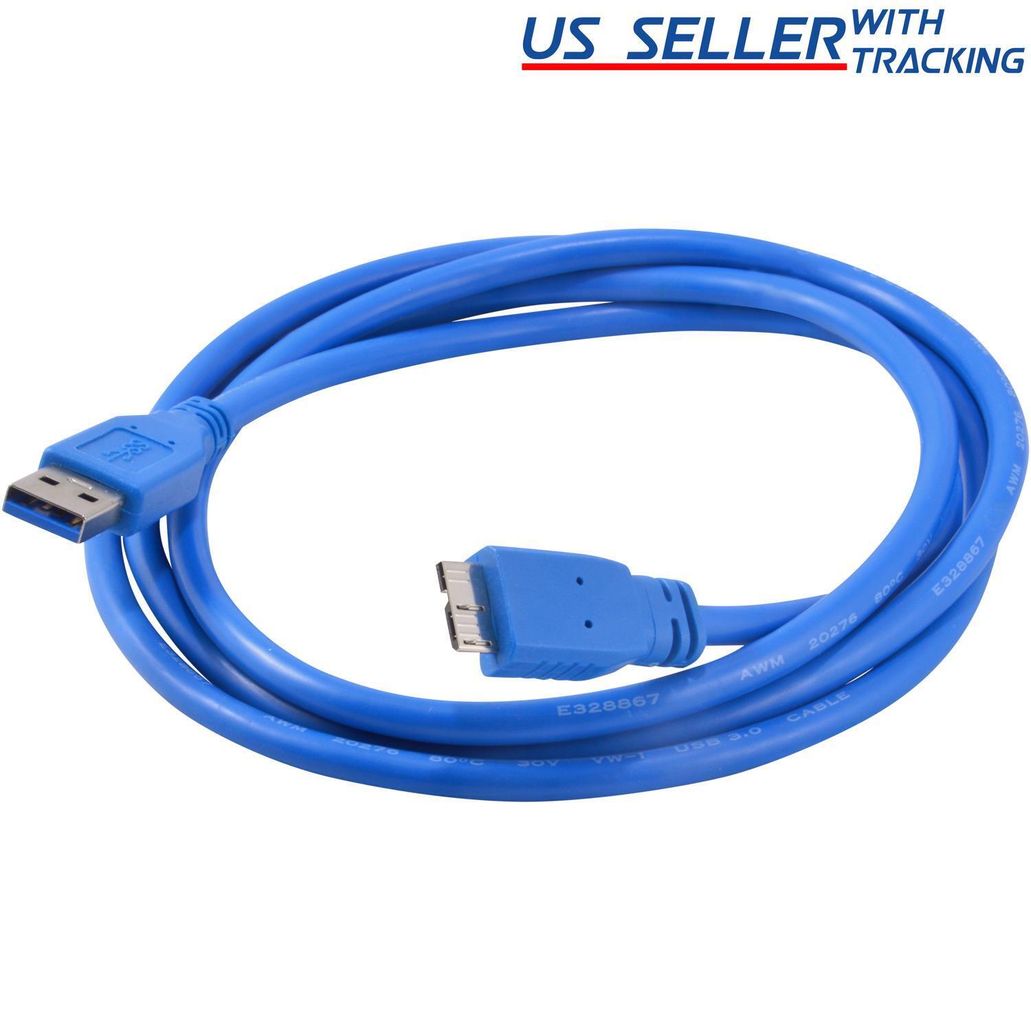 5FT Micro USB 3.0 Cable for Western Digital WD My Passport External Hard Drive