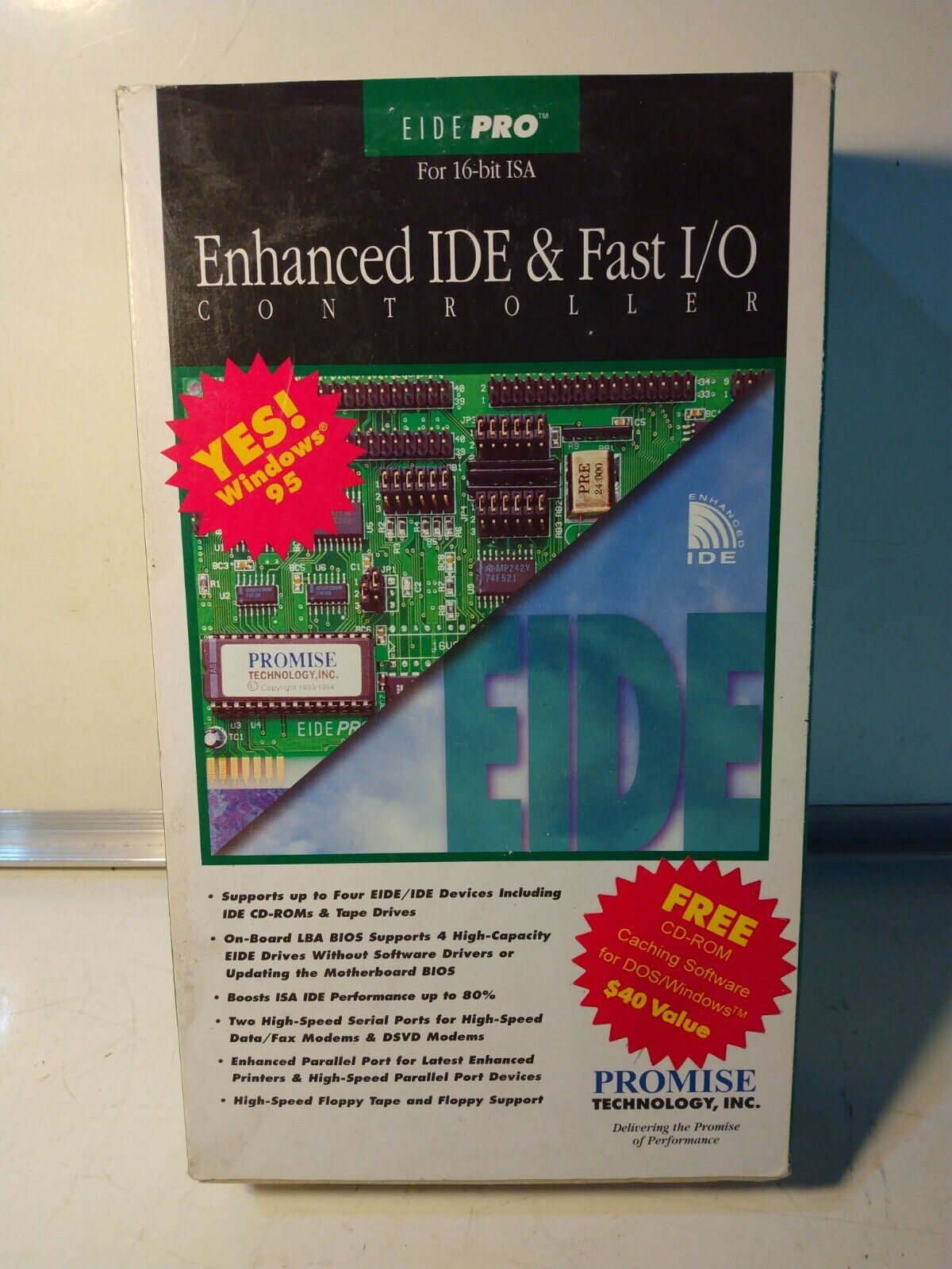 Promise Technology EIDE Enhanced IDE Fast I/O Controller