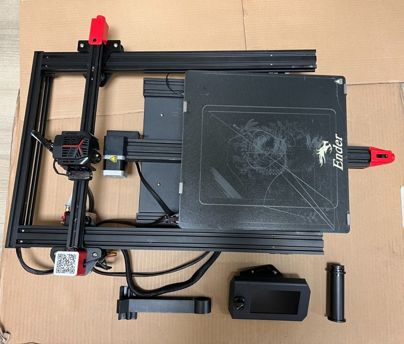 Unrepaired Creality Ender 3 Max Neo 3D Printer w/ CR Touch For Parts Only AS IS