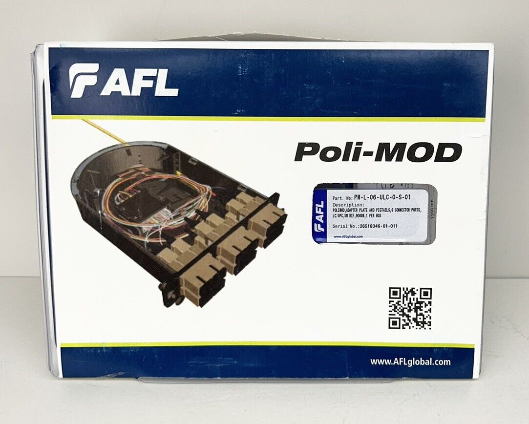 AFL PM-L-06-ULC-0-S-01 Poli-MOD Splice Module, Loaded 6CT LC OM1 900UM / NEW