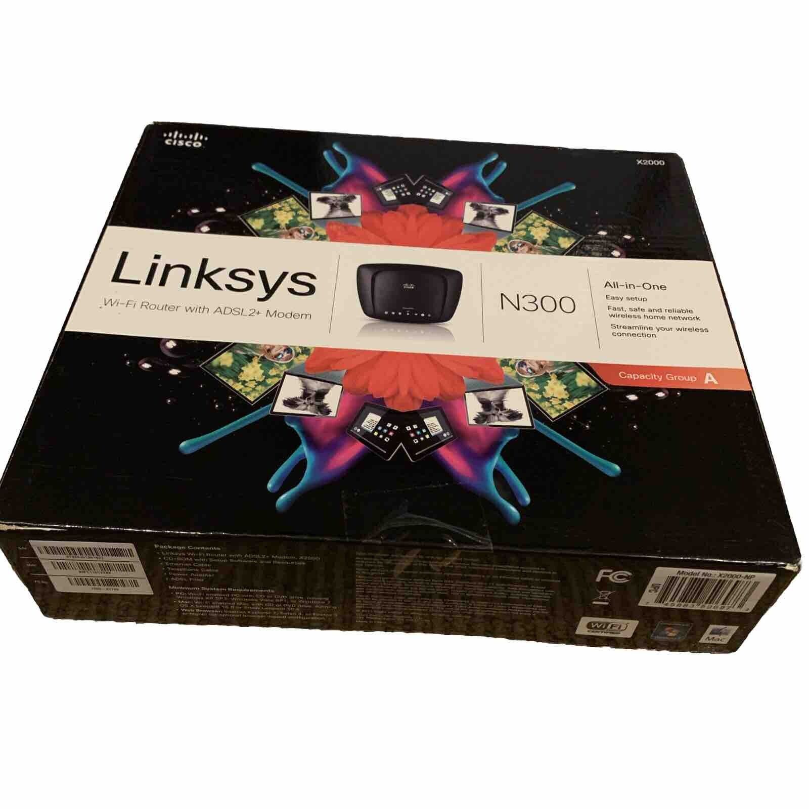 Linksys Wi-Fi Router N300 - Up to 300 Mbps speed New With Box