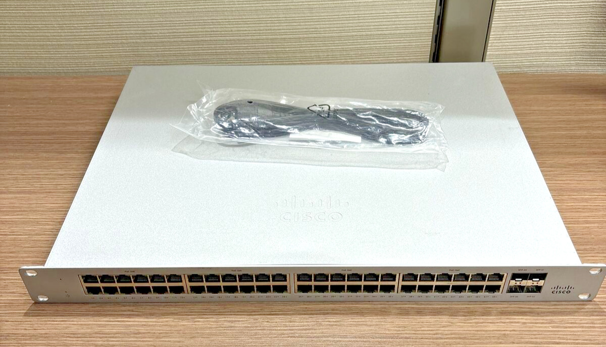 Cisco MS120-48FP - 52 Ports Fully Managed Ethernet Switch UNCLAIMED