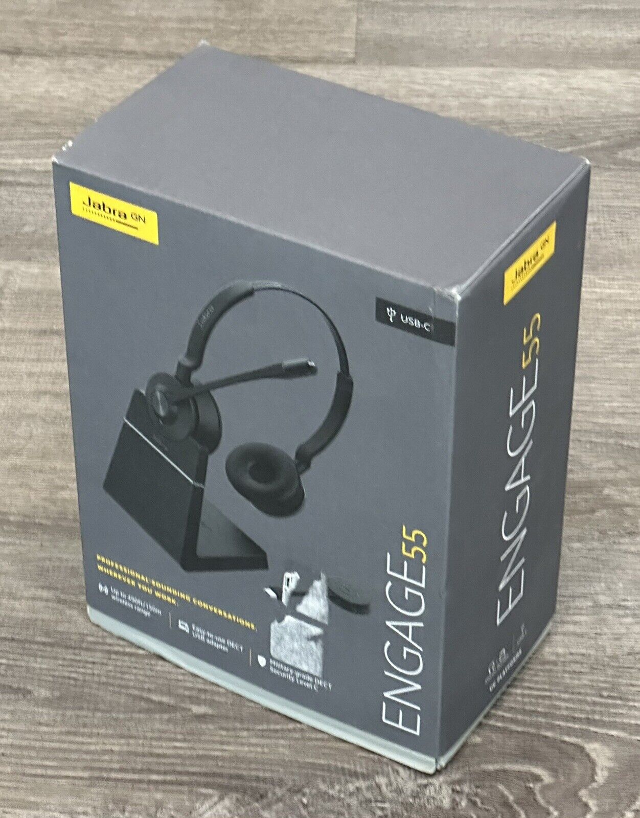 Jabra Engage 55 Stereo USB-C UC Headset with Stand 9559-435-125 New