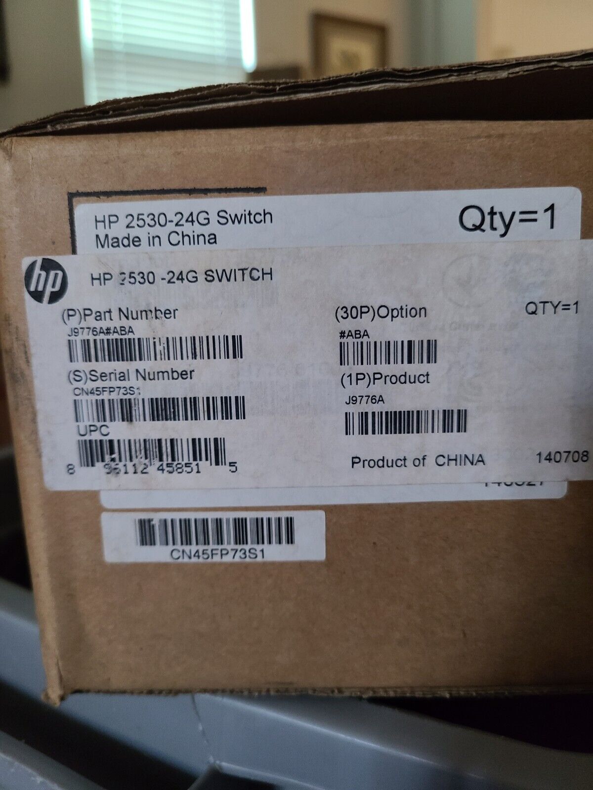HP 2530-24G 24-Ports Rack Mountable Ethernet Switch - J9776A