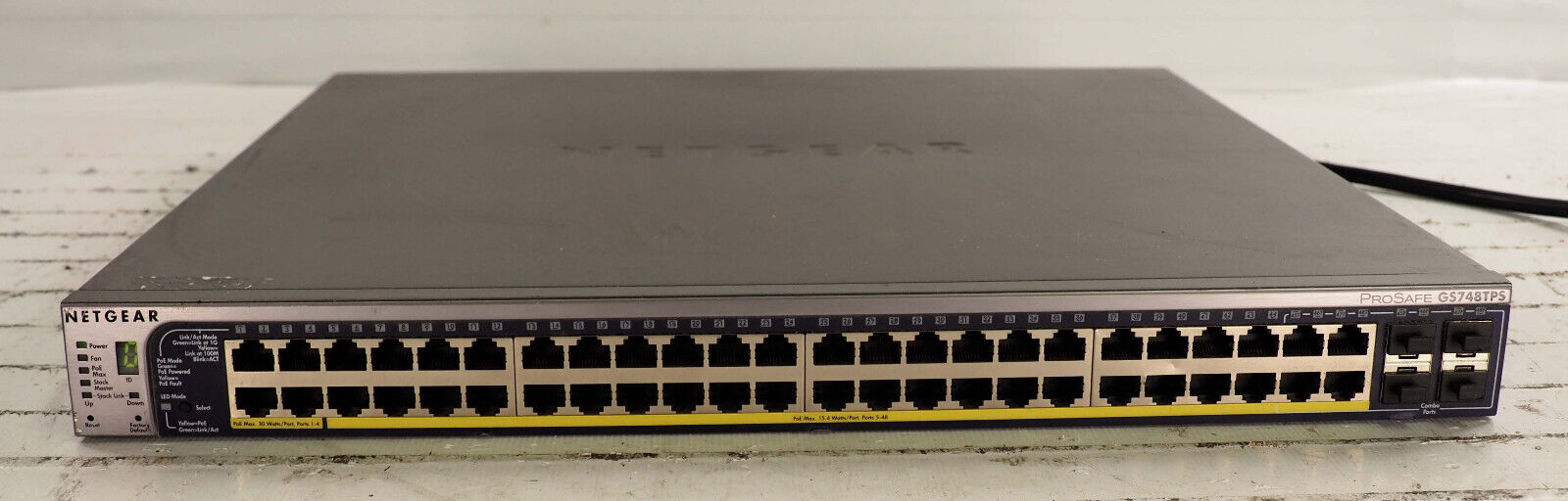 Netgear ProSafe-48 GS748TPS 48 RJ45 Port 4 SFP Port Networking Switch