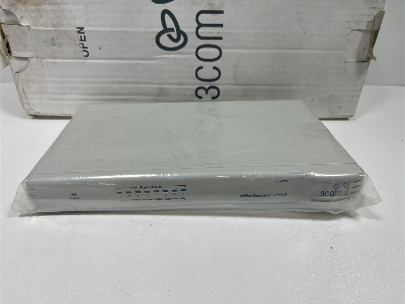3Com 3C16794 OfficeConnect Managed Switch 8 NEW Open Box 