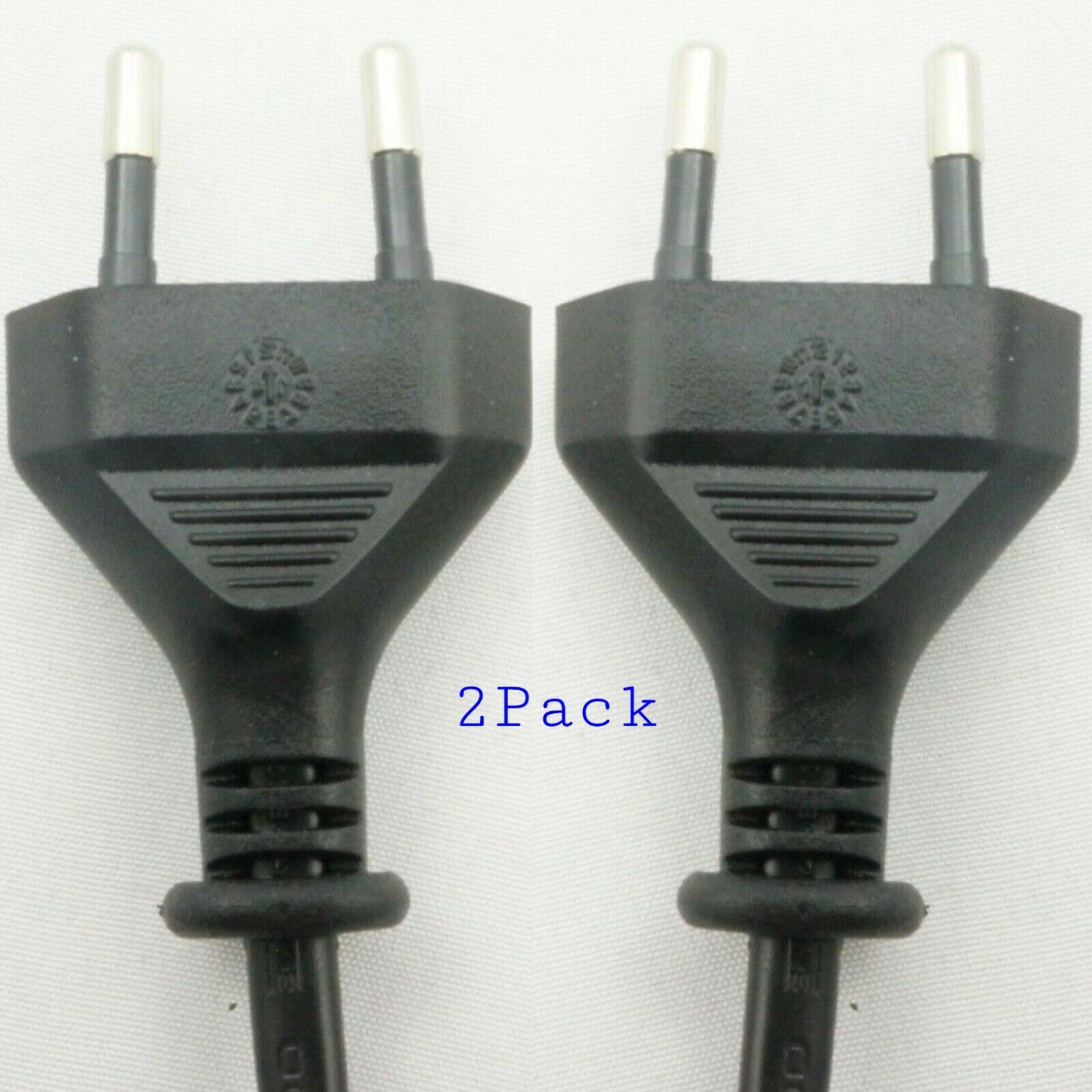 Longwell (2Pack) - Professional Europe LW-EU3 VDE 250V 2.5A 2 core cable