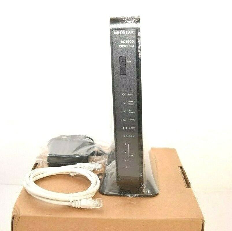Netgear C6300BD AC1900 Docsis 3 Cable Modem Wireless Router Comcast Xfinity COX