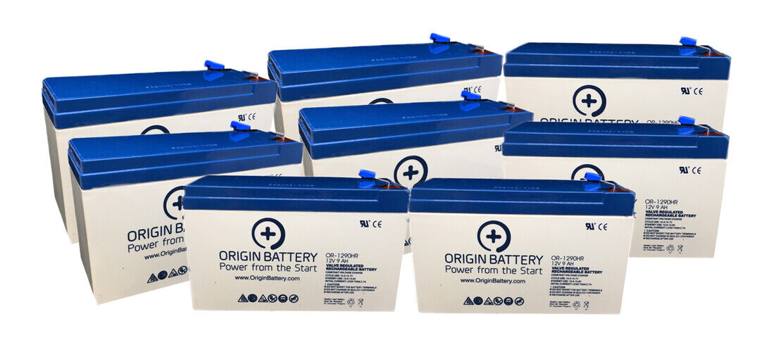 CyberPower BP48V75ART2U Battery Kit - 8 Pack 12V 9AH High-Rate UPS Series