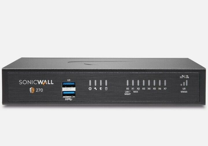 SonicWall TZ270 High Availability Firewall, 8 Port, Rack Mountable, 02-SSC-6447