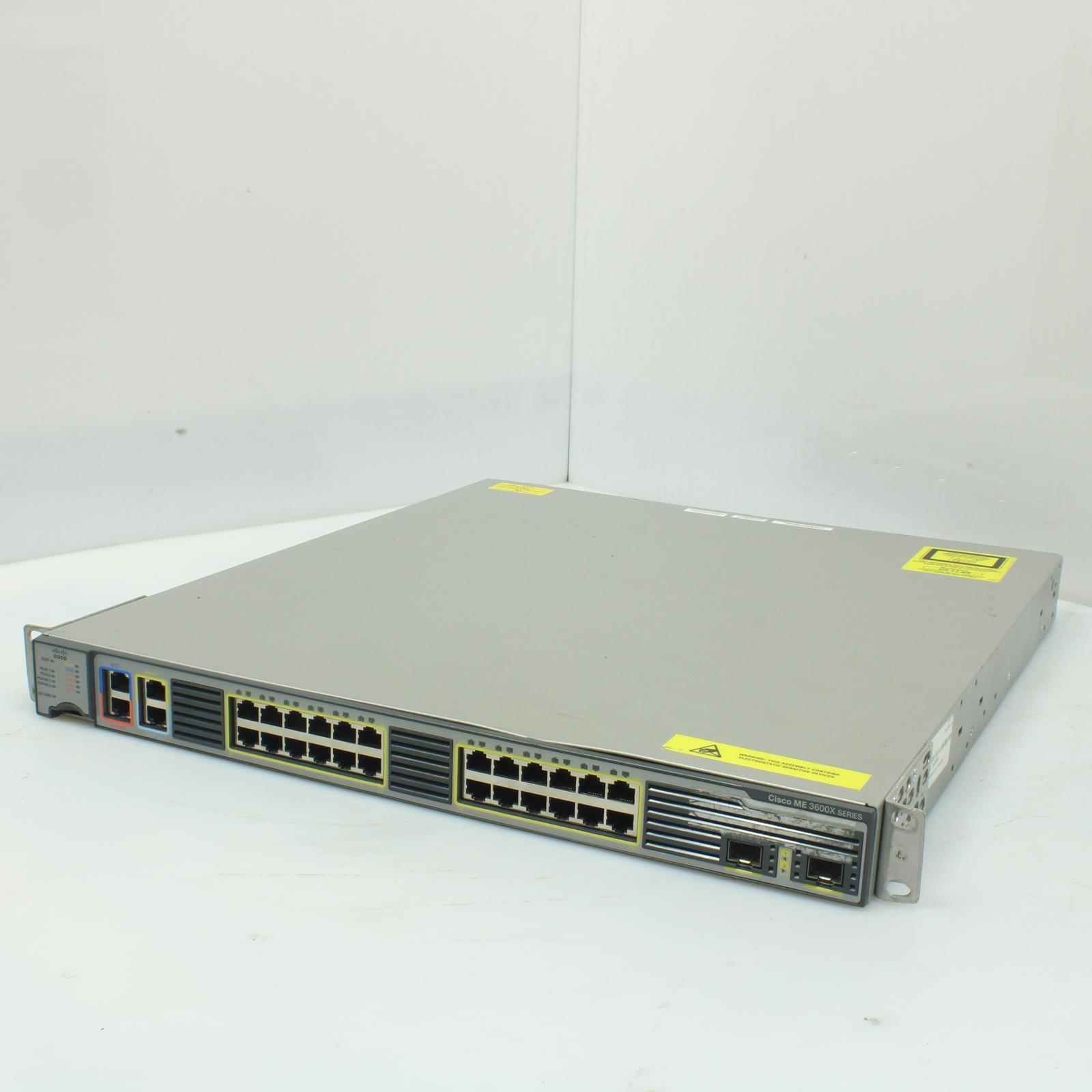Cisco Catalyst ME-3600X-24TS-M V01 24-Port Gigabit Ethernet Network Switch C