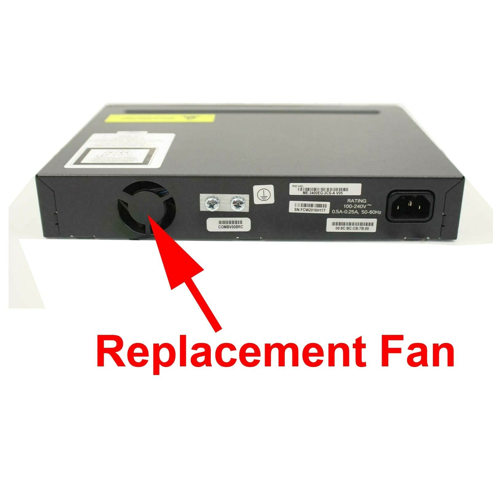Cisco ME-3400EG-2CS-A Fan Replacement