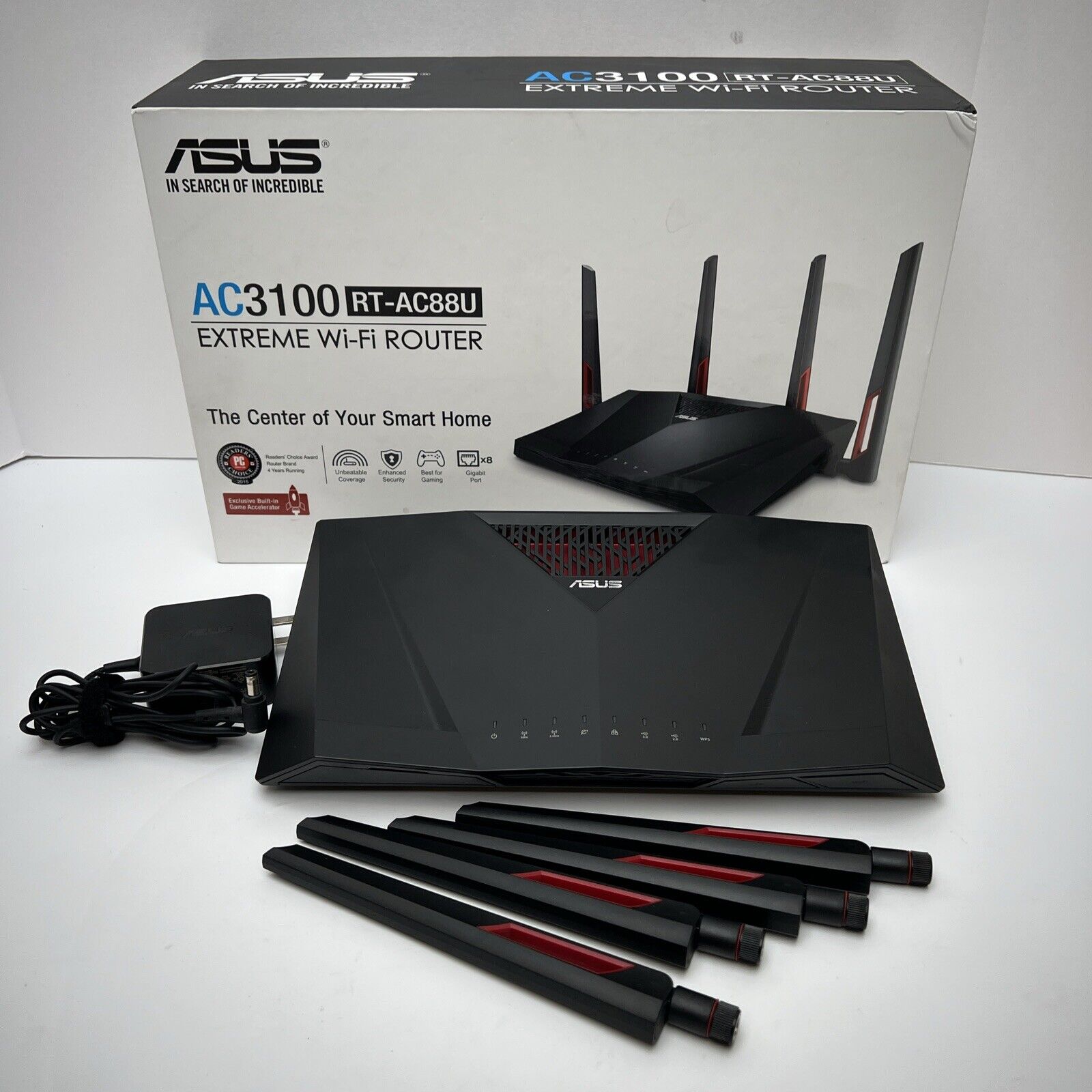 Asus AC3100 RT-AC88U Dual-Band Extreme Wi-Fi Gaming Gigabit Router Tested Works